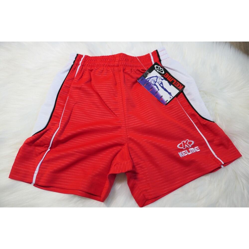 NWT Vtg 90s KELME Futbol Youth Medium Polyester VILASSAR Soccer Shorts